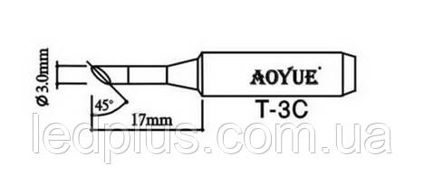 Жало паяльне Aoyue T-3С