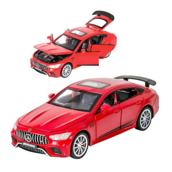 Машинка моделька Mercedes GT63 іграшка металева колекційна 15 см Червоний (59432)