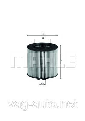 Фільтр масляний Skoda Fabia New, Roomster - 1.6 л, фото 1