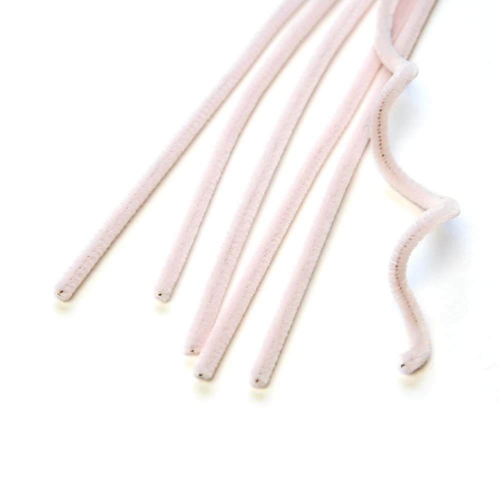 Синельний дріт БЛІДО-РОЖЕВИЙ, 30 см, 100 шт, фото 1