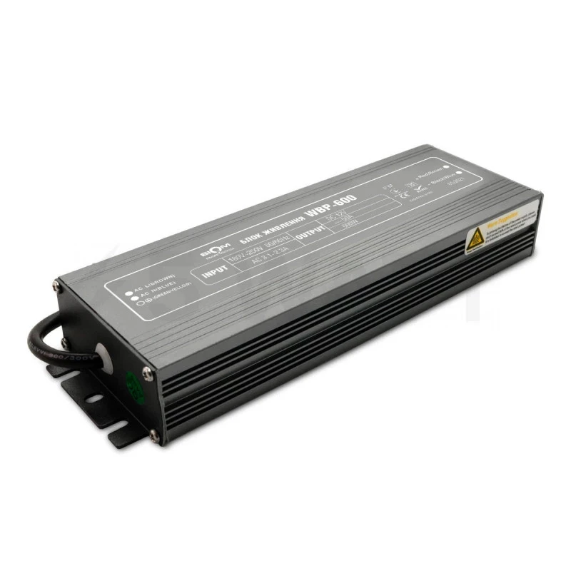 Блок живлення герметичний 600W DC12 WBP-600 50А BIOM Professional