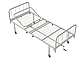 Ліжко медичне функціональне АТОН КФ-2-МП-БМ-К75 з металевими бильцями і колесами 75 мм, фото 2