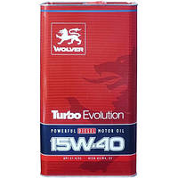 Масло WOLVER Turbo Evolution 15W-40, API CI-4/SL кан.4л