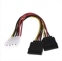 Кабель molex - 2 sata перехідник живлення