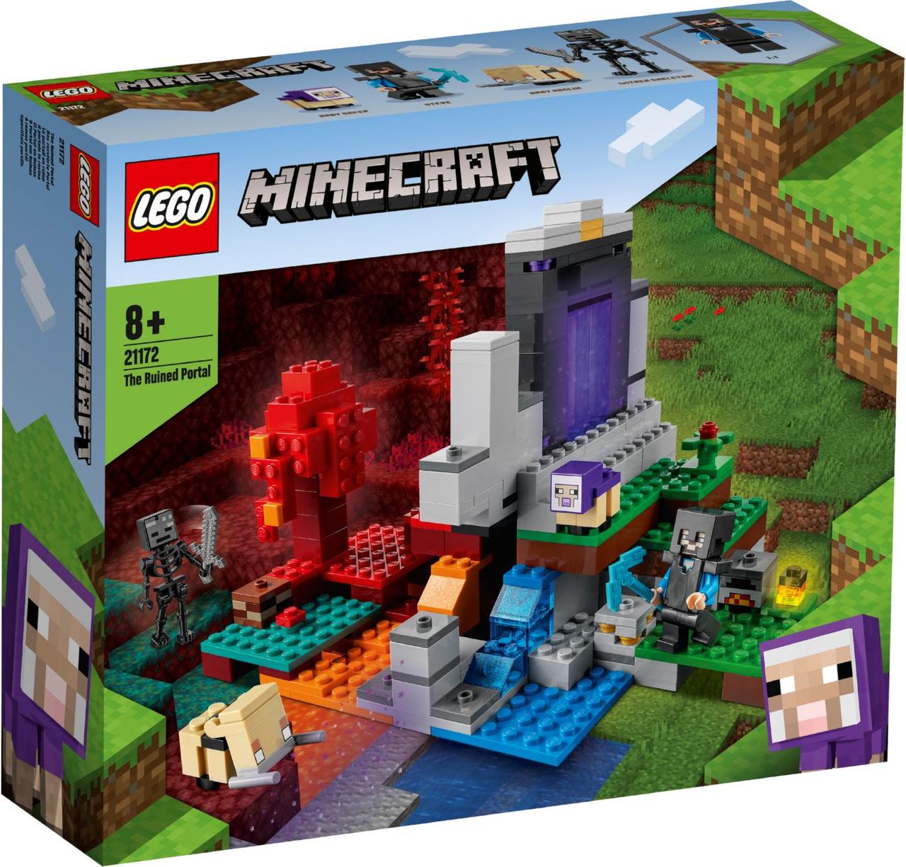Лего Майнкрафт Зруйнований портал Lego Minecraft 21172