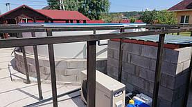 Монтаж сборного бассейна MILANO 5 x 1.5м 17