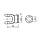Вилка AP.W2406 трубна зовнішня під трубу L50H на хрестовині 32,015х76, фото 4
