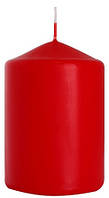 Свеча цилиндр красная Bispol 7х10 см sw70/100-030