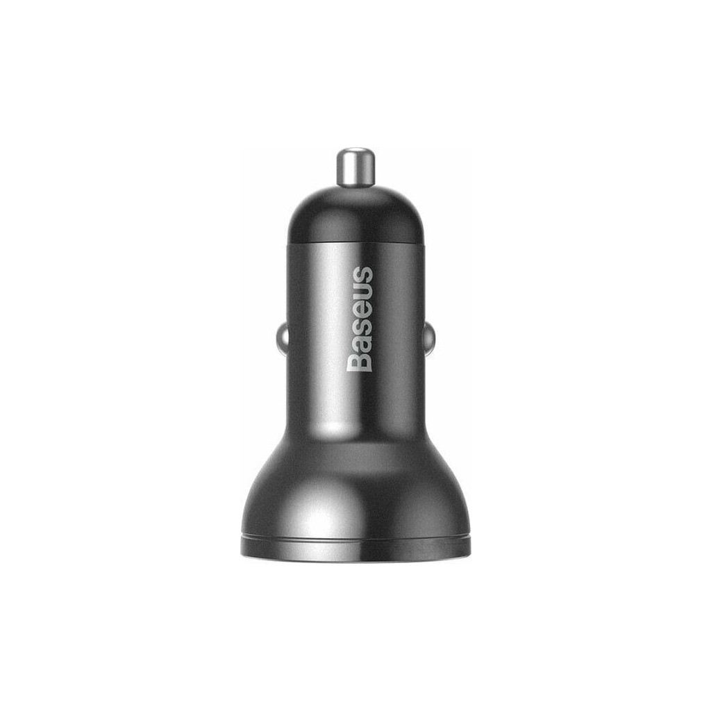 Автомобільний ЗП Baseus Digital Display Grey (CCBX-0G)