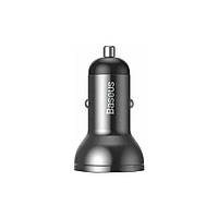 Автомобільний ЗП Baseus Digital Display Grey (CCBX-0G)