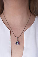 Срібний кулон із кришталем Swarovski "Трикутник", фото 4