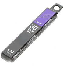 Леза TAJIMA PREMIUM DORA Razar Black Blades, 9 мм, кут нахилу 30° (10 шт)