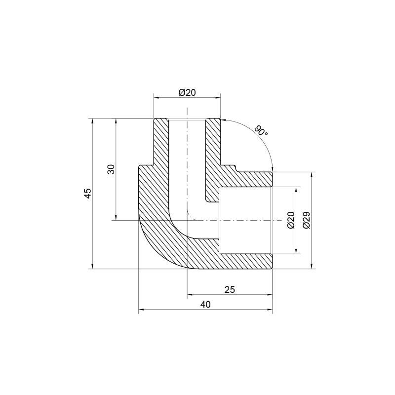 Кутик PPR Thermo Alliance 20, 90° - фото 2 - id-p1530069348