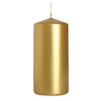 Свеча цилиндр золотая Bispol 5х10 см (sw50/100-213)