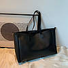 Жіноча сумка з екошкіри, чорна класична сумка AL-3783-10, фото 4