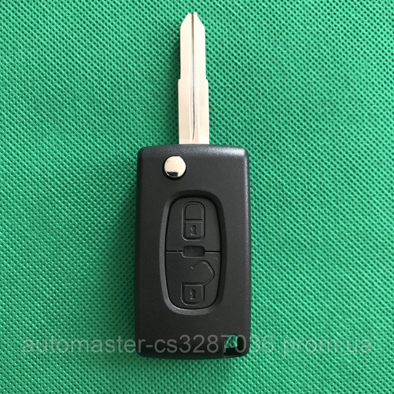Корпус выкидного авто ключа для PEUGEOT (Пежо) 4007, 2 - кнопки