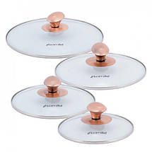 Набір кухонного посуду з позолотою Kamille KM-4937 (8 пр), фото 4