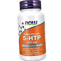 5-гідроксітріптофан NOW 5-HTP 200 mg 60 капс, фото 3