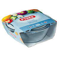 Кастрюля для микроволновки 2,2 л Pyrex Essentials из жаростойкого стекла