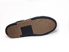 Шкіряні кросівки дитячі недорого чорно коричневі для підлітків розмір 32 33 34 35 36 37 38 39 40 41, фото 3