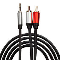 Кабель ProfCable1-1000 3.5mm Stereo Plug to 2×RCA Plugs, 10 м