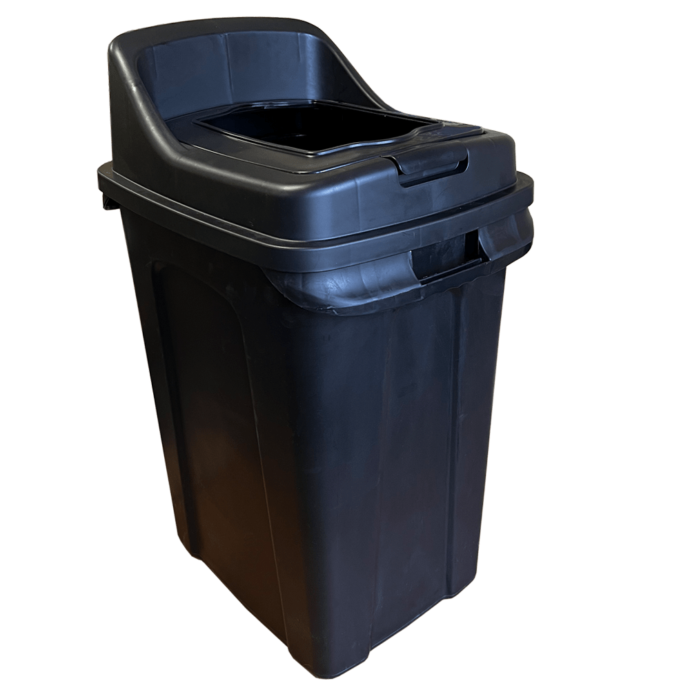Бак для сортування сміття Planet Re-Cycler 70 л чорний (органіка)