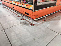 Отбойники из нержавеющей стали.   Чудомаркет, Алексеевский ж/м, Шевченковский район, Харьков.