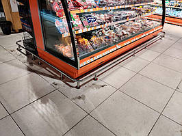 Отбойники из нержавеющей стали.   Чудомаркет, Алексеевский ж/м, Шевченковский район, Харьков. 4