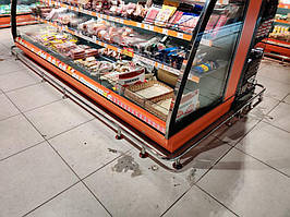 Отбойники из нержавеющей стали.   Чудомаркет, Алексеевский ж/м, Шевченковский район, Харьков. 5