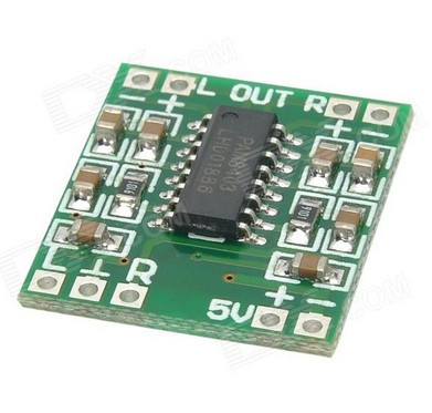 Схема підсилювача РАМ8403 2*3Вт