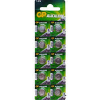 Батарейка GP ALKALINE Button Cell 1.5V 192-U10 щелочная, AG3, LR41 (4891199015533)