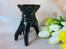 Настільна ваза рука Венсдей Аддамс Річник h 17 см у чорному кольорі