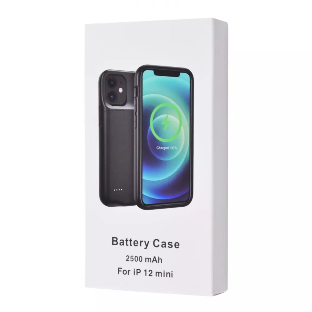 Чохол-акумулятор Battery Case 2500mAh для iPhone 12 Mini, фото 1