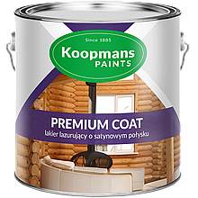 Лак Premium Coat з шовковистим блиском для дерев'яних стін та стель, Koopmans