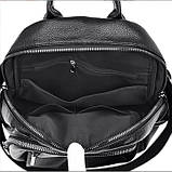 Рюкзак стильна сумка жіноча шкіряна, фото 3