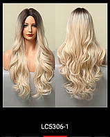 Перука без човника довге волосся світлий блонд омбре