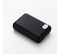 Зовнішній акумулятор POWER BANK SERTEC ST-2064 10000 мAh, чорний (Niz00441)