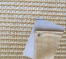 Сітка затінююча 140 г/м² (тінь 70%), 1,9х50 м, бежева, сітка бежева