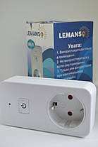 Розетка таймер WI-FI добовий Lemanso LM697 (Niz00112), фото 4