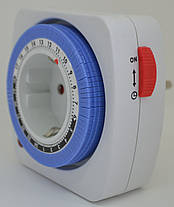 Розетка таймер добовий Lemanso LM662 (Niz00111), фото 3