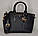 Сумка Michael Kors Elson Small Pebbled Leather Satchel Black (30F0G1ES5L), фото 2