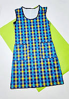 Платье на девочку подросток, на рост 164 см, цвет синий, трикотаж
