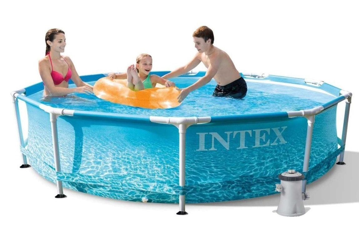 Каркасний басейн, фільтр 1250 л/год, картридж типа Н, Intex 28208, 305*76 см