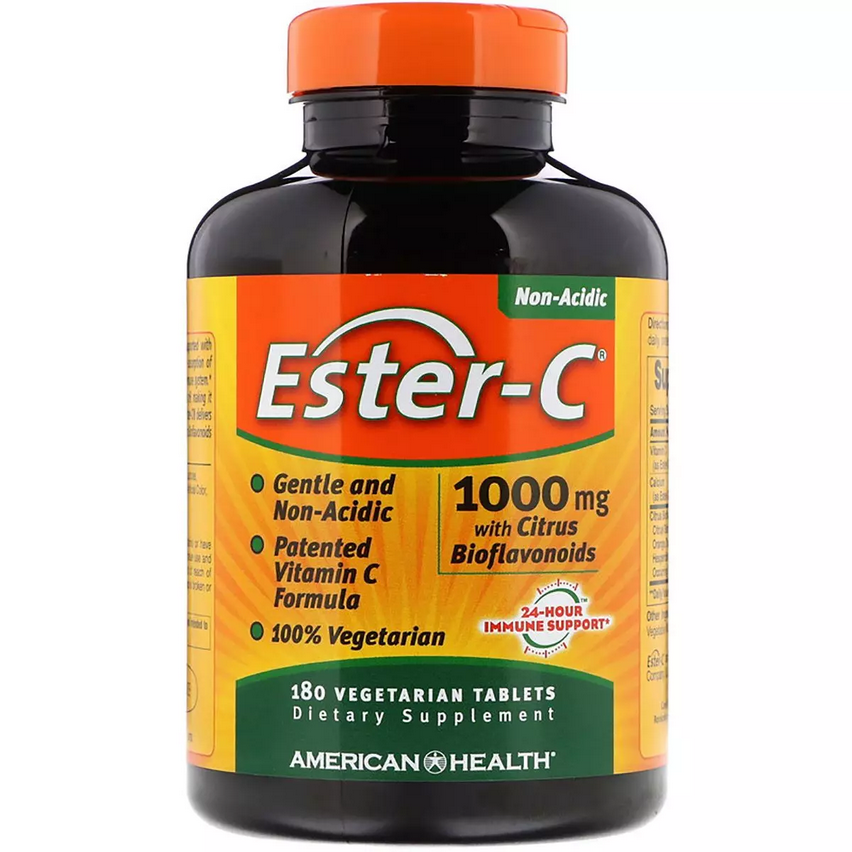 Естер-З Бифлавоноидами, Ester-C, American Health, 1000 мг, 180 таблеток