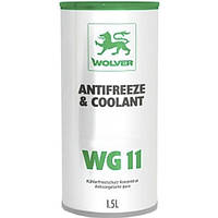 Антифриз WOLVER Antifreeze & Coolant WG 11 зеленый, ГОТОВЫЙ, 1,5л
