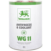 Антифриз WOLVER Antifreeze & Coolant WG 11 зеленый, ГОТОВЫЙ, 10л