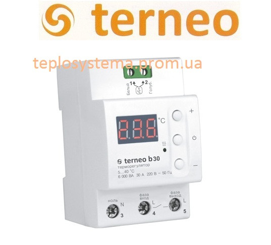 Терморегулятор Terneo b 30 (на DIN-рейку), Украина - фото 1 - id-p253561921