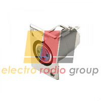 Гніздо CANON (XLR) 3pin, монтажний, корпус метал.