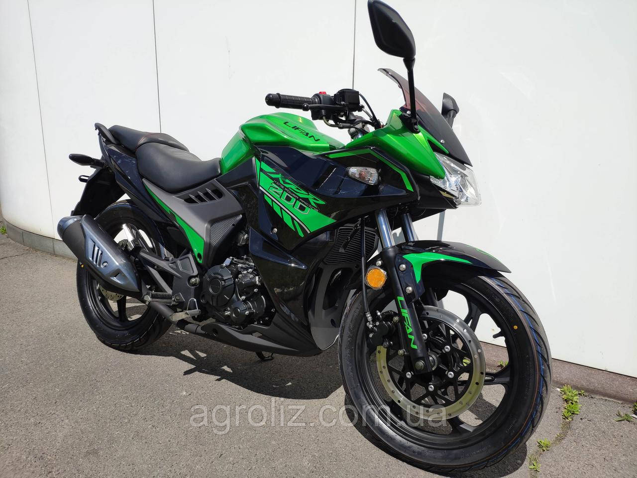 Мотоцикл Lifan KPR200 -10S зелений