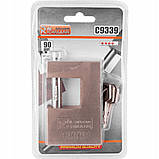 Замок навісний боковий Richmann 90 мм 3 ключі (C9339), фото 2